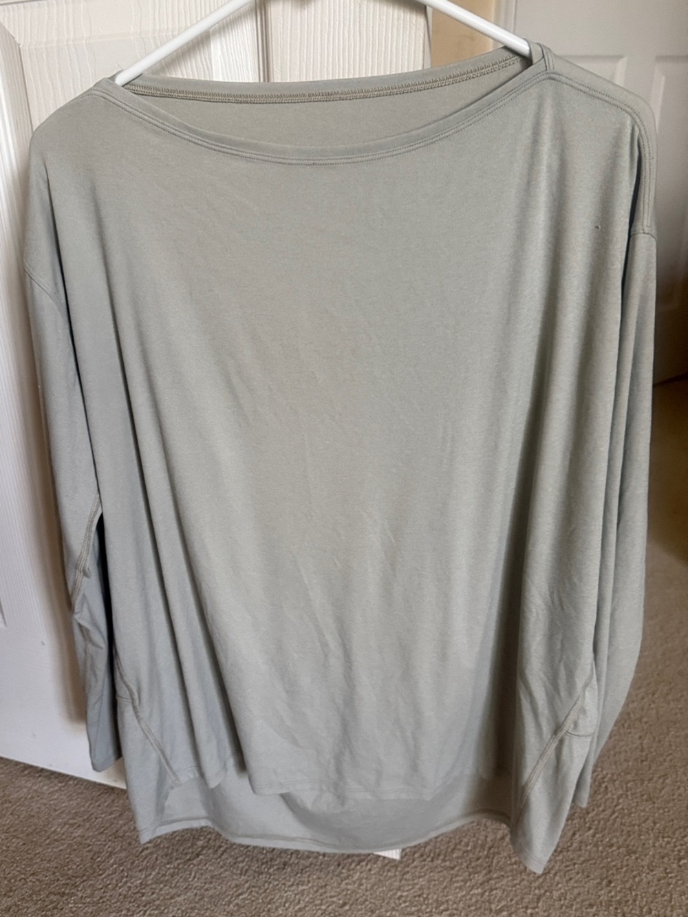 lululemon athletica Lightweight Crewneck Sweatshirt in Light Gray